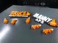 SAFETY PIN Personalized 3d Printed THD Name Tags with Apron, 3D Printed Keychains, Kid's Name Tags, Sport Keyrings, Charms
