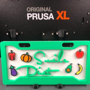 3d Printed Personalized Custom Bicycle License Plate I Accessories I Beach Gift I Scooter I Tag Sign for Kids I Skateboard I E-bike