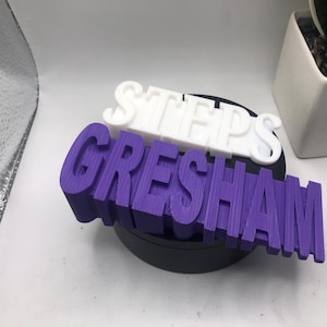 3d gedruckte personalisierte Türstopper Türstopper I Name Keil I Zurück in der Schule I Krankenschwester I Lehrer I Büro Geschenk I Türhalter I Handgefertigt