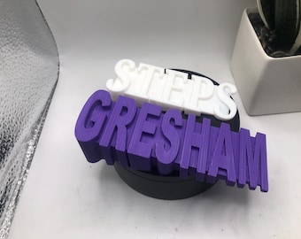 3d Printed Personalized Doorstops Door Stop I Custom Name Wedge I Back to School I Nurse I Teacher I Office Gift I Door Holder I Handmade