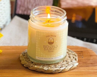 Bid On A Basket Spring Festival Candle | Rory Gilmore Jess Stars Hollow Spring Inspired Candle | Soy Wax & Vegan/Cruelty Free