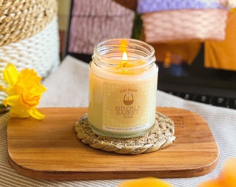Bid On A Basket Spring Festival Candle | Rory Gilmore Jess Stars Hollow Spring Inspired Candle | Soy Wax & Vegan/Cruelty Free
