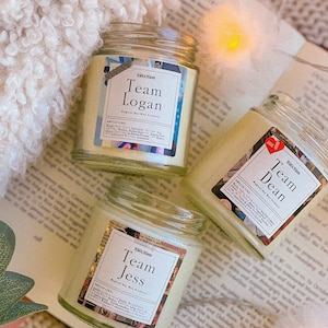 Gilmore Inspired Team Candles | Team Jess | Team Logan | Team Dean | Pick Your Team | 200g Vegan & Cruelty Free Candle