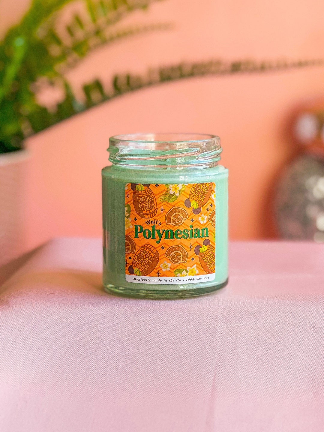 Walts Polynesian Resort Inspired Candle Magic Resort Lobby Scent Candle