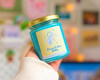 Vela inspirada en Walt's Newport Bay / Magic Paris Resort / Cera de soja vegana Nautical Sea Air