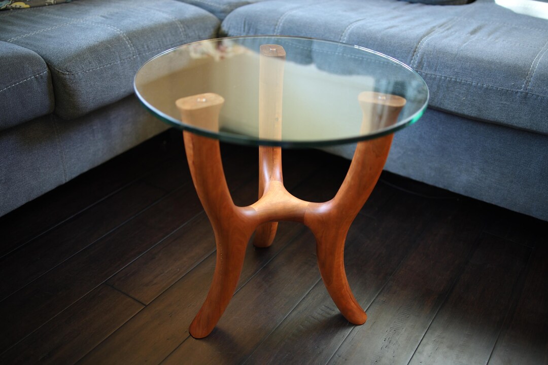 Hand Sculpted End Table - Etsy