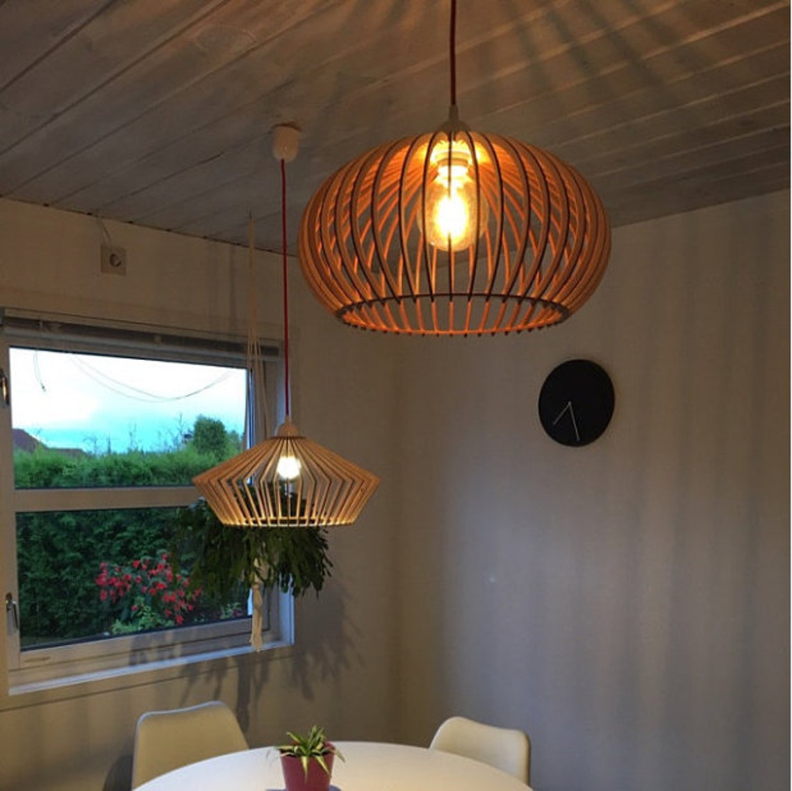 DIY Ceiling Light Wood Ceiling Light Wood Ceiling Lamp Etsy