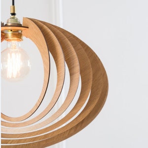 Deco Deckenleuchte Kronleuchter Holz Deckenleuchte | Etsy