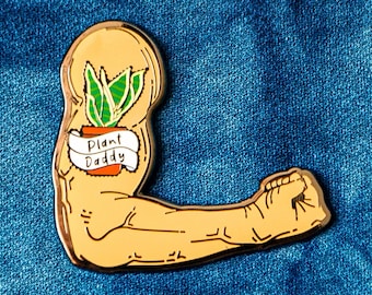 Plant Daddy Enamel Pin