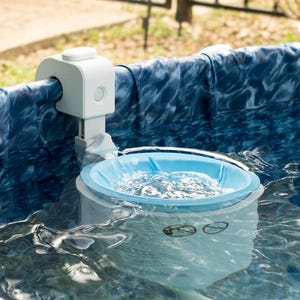 Ocell Design Metal Stock Tank Pool Skimmer Mounting Adapter for Intex and Mainstays Skimmer (Cowboy Pools)