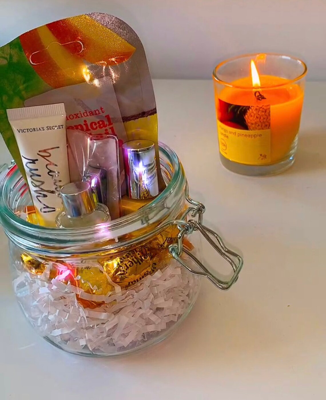 Yellow Luxury Hamper Jar Etsy