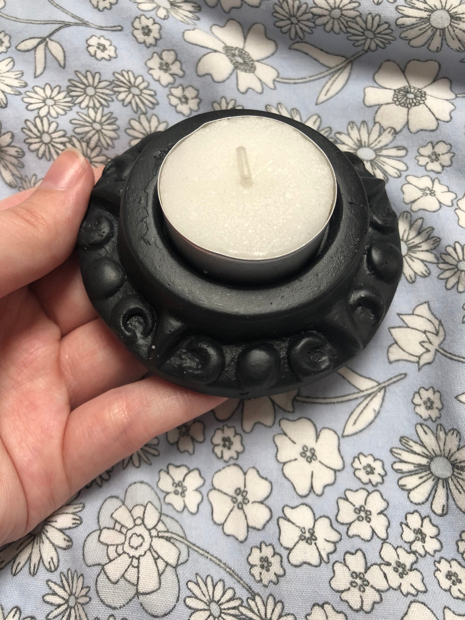 Moon phase candle holder Etsy