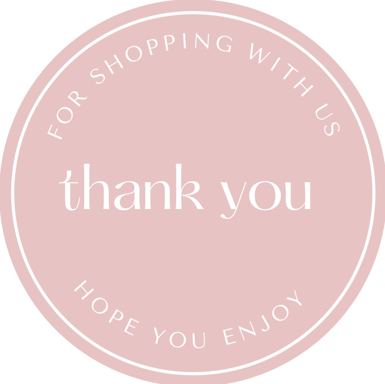 2 Thank You For Shopping With Us Avery Sticker Template Etsy 2 Thank You For Shopping With Us Avery Sticker Template Etsy