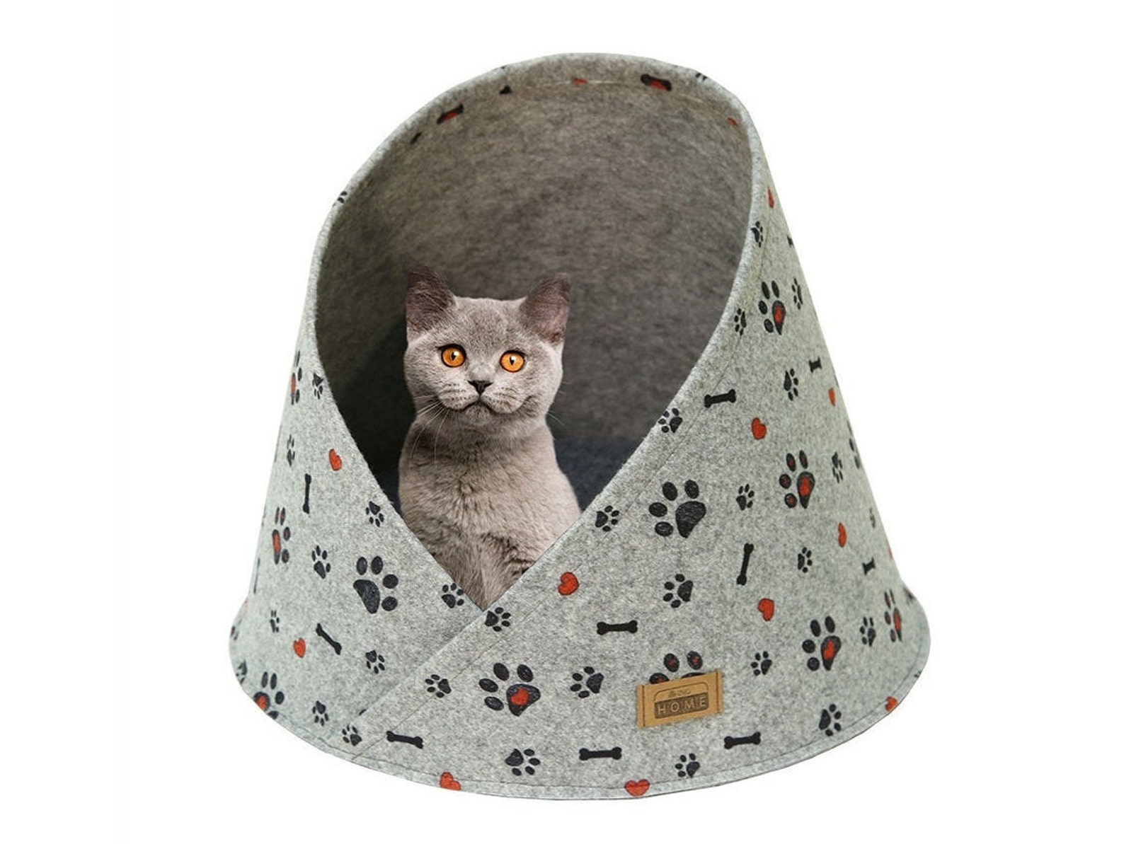 Katzenbett Katzenmöbel Filz Katzenhöhle Haustier Haus - Il 1588xN.2990055828 4g6e