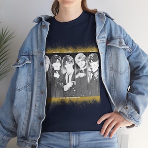 Love and Deepspace | Character Cotton T-shirt, Sylus, Caleb, Rafayel, Xavier, Zayne, Lads, Unisex Heavy Cotton Tee, Otome Game, Merch