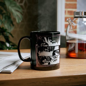 Love and Deepspace Character Mug, Rafayel, Zayne, Xavier, Trio, Otome Game, Merch, Classic Black Mug 11oz