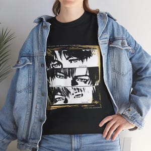 Love and Deepspace | Character Cotton T-shirt, Rafayel, Xavier, Zayne, Trio, Unisex Heavy Cotton Tee, Otome Game, Merch