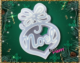 Moule en silicone Noël ornement, Moules en résine, Grands moules de Noël en silicone pour résine, Moules en résine silicone, Moule en résine époxy, Moule en résine