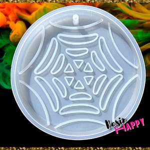Spider Web Resin Keychain Molds, Halloween Silicone Molds, Halloween Resin Molds, Epoxy Molds, Silicone Mold, UV Resin, Cute Resin Molds
