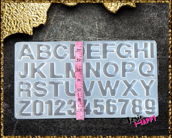 Alphabet Resin Art Mold, Letter Mold, Epoxy Molds, Epoxy Resin Art, Art  Resin, Soap Molds, UV Resin, Casting Molds, Concrete Mold, Clay Mold 