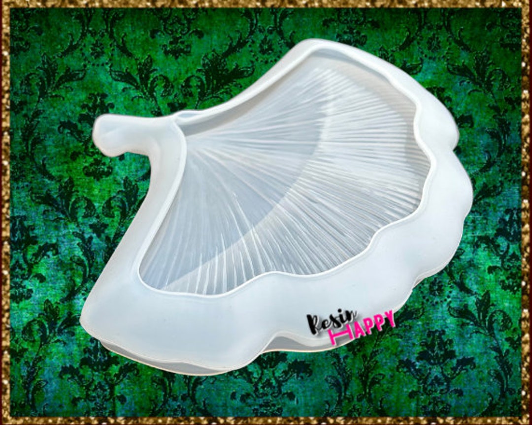 Gingko Palm Leaf Silicone Tray Mold, Molds for Clay, Resin Molds for