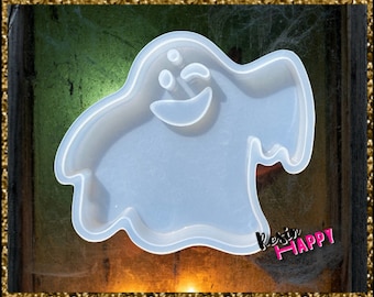 Moule de porte-clés en résine fantôme, moules en silicone d’Halloween, moules en résine d’Halloween, moules époxy, moule en silicone, résine UV, moule de boucle d’oreille d’Halloween