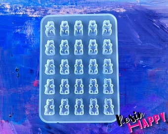 Gummy Bear Silicone Mold, Resin Molds Silicone, UV Resin, Resin Art Molds, Resin Earring Molds, Resin Ring Molds, Cute Molds for Resin