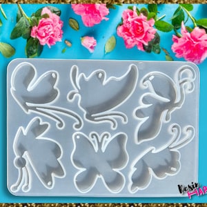 Butterfly Mold, Butterfly Silicone Mold, Resin Mold for Jewelry, Resin Ring Mold, Resin Molds Silicone, Epoxy Molds, Earring Mold, Polymer