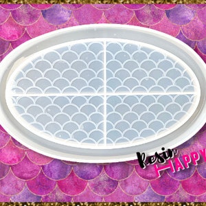 Mermaid Resin Tray Mold, Rolling Tray Resin Mold, Tray Silicone Mold, DIY Resin Mold, Silicone Molds for Resin, Resin Supplies, Soap Molds