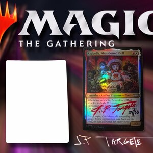 MTG Arabella Abandoned Doll Foil w/ Borders Regular Signed #24 Keine Art
