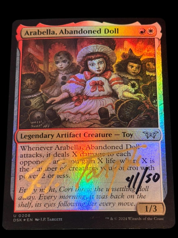 MTG]Arabella, Abandoned Doll アーティストプルーフ Commander