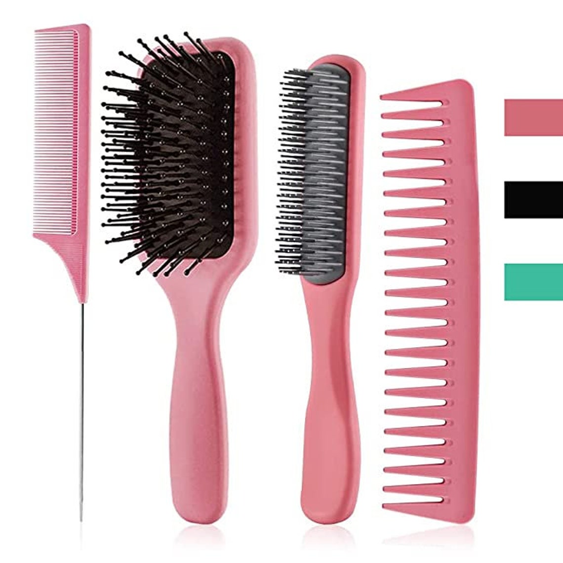 4Pcs Paddle Hair Brush Set Perfect for Wet or Dry hair No Etsy