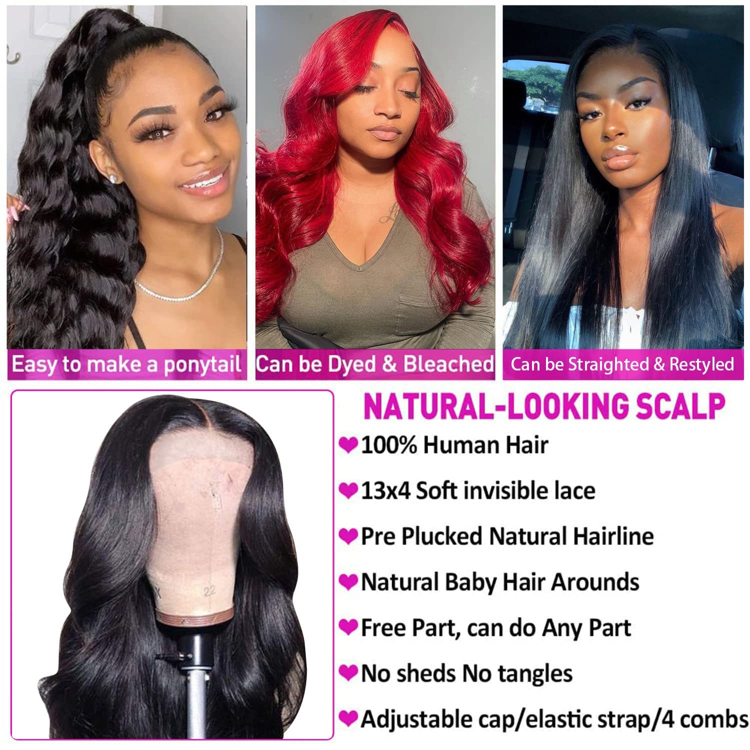 13x4 Lace Front Wigs Human Hair Transparent Body Wave Lace - Etsy 13x4 Lace Front Wigs Human Hair Transparent Body Wave Lace - Etsy
