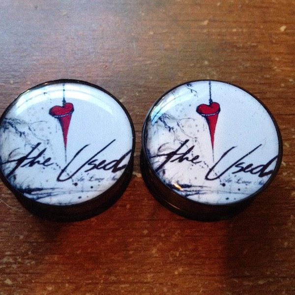 Pair of Heart Piñata Plugs Gauges (Buy 2 Pairs, Get 1 Pair Free!) 18g, 16g, 2g, 0g, 00g, 7/16, 1/2, 9/16, 5/8, 3/4, 7/8, 1inch