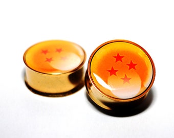 Pair of DB Ear Plugs Gauges (Buy 2 Pairs, Get 1 Pair Free!) 18g, 16g, 2g, 0g, 00g, 7/16, 1/2, 9/16, 5/8, 3/4, 7/8, 1inch