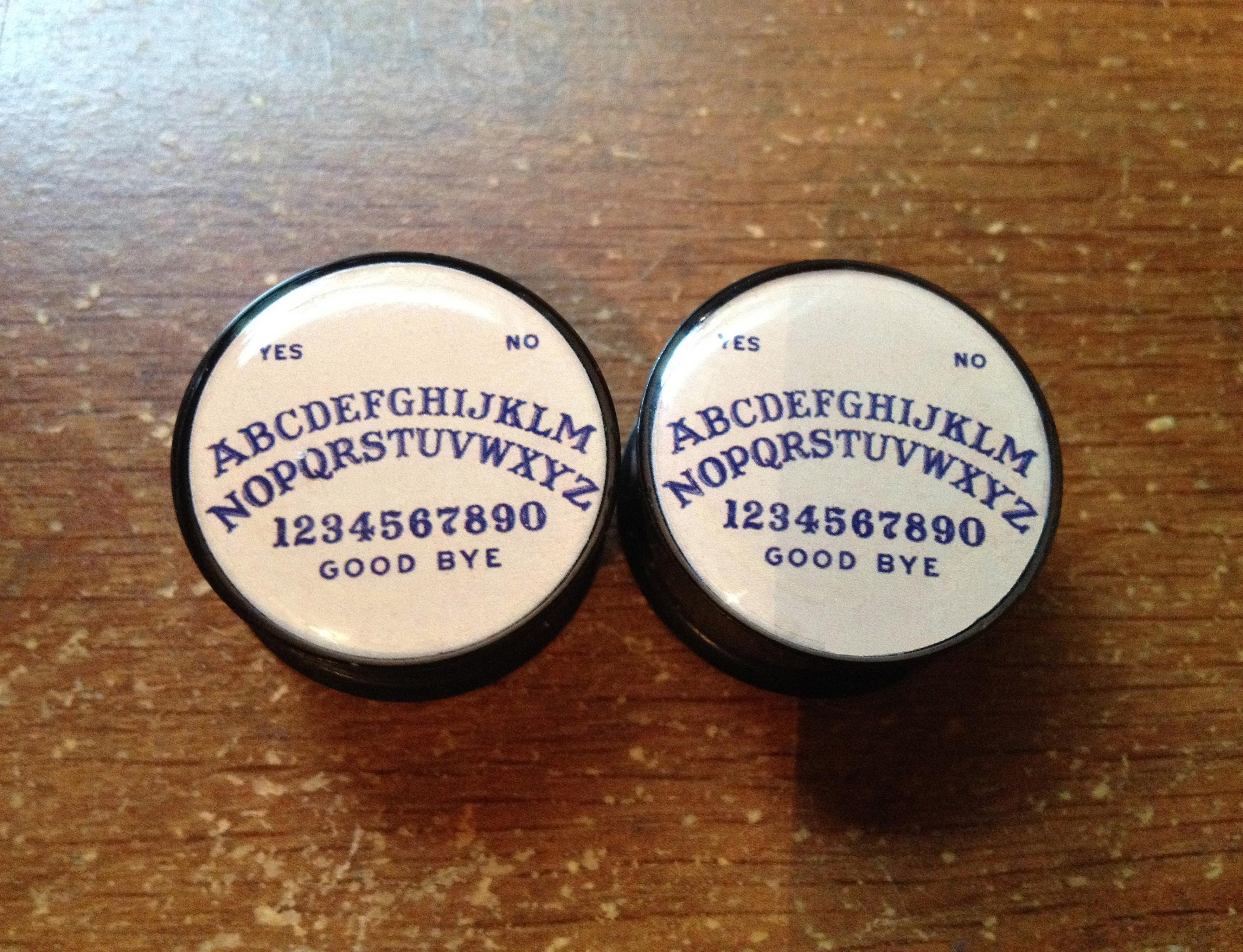 Pair of Ouija Board Ear Plugs Gauges Buy 2 Pairs Get 1 Pair Etsy