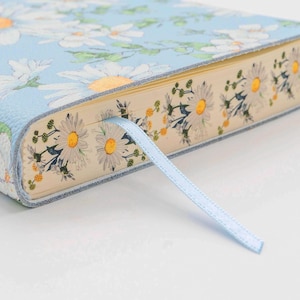 Margherita Daisy Handmade in Italy Soft Italian Leather Journal, Notebook- Gift for Mom