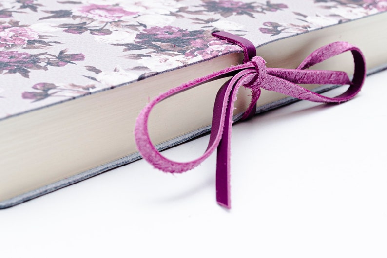 Romantica Roses Soft Italian Printed Leather Journal Notebook Etsy