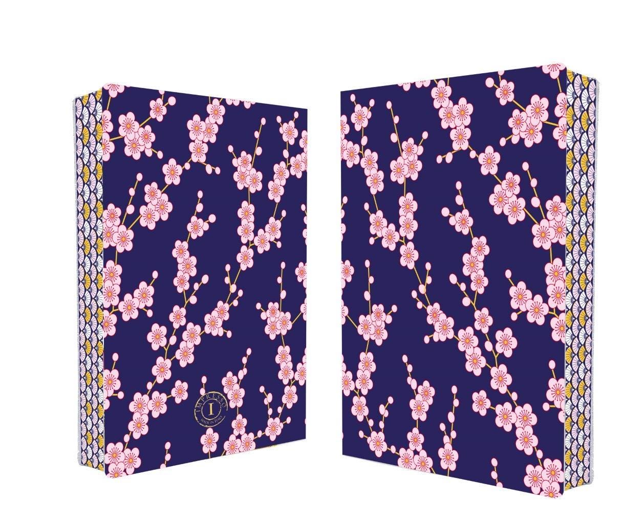 Japanese Cherry Blossom Handmade in Italy Italian Leather Journal