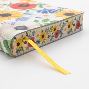 Colorati Fiori Printed Soft Italian Leather Handmade Journal, Notebook