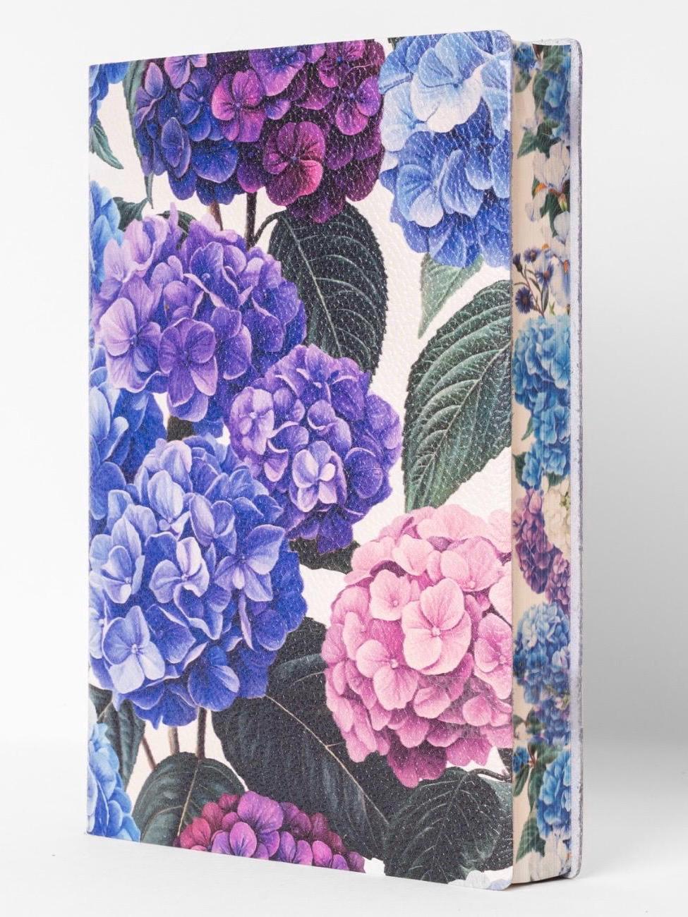 Hydrangea (ortensia) Handmade in Italy Soft Italian Leather