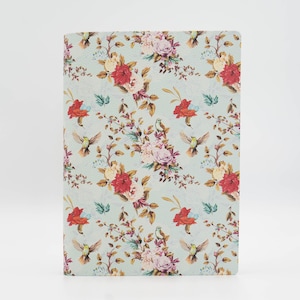 Nightingale Uccelli Birds Floral Printed Soft Italian Leather Journal, Notebook Gift for Mom, Sister, BFF, Bridesmaids image 5