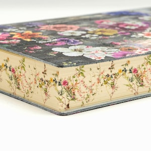 Toscana Floral Painting Made in Italy Printed Soft Italian Leather Journal, Notebook