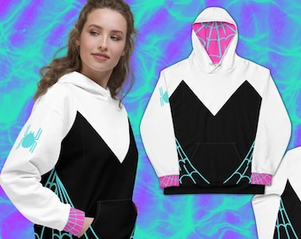SPIDER GWEN Unisex Hoodie Spider Web hoodie