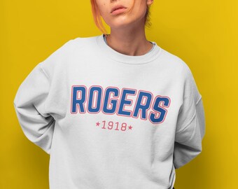 Rogers 1918 Unisex Crewneck Sudadera, Rogers Camisa, Camisa Soldado, Rogers The Solider Gift Shirt, Unisex Camiseta, Sudadera con capucha