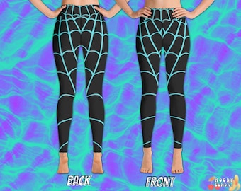 Leggings de yoga para mujer SPIDER GWEN Mallas de Spidergwen para adultos, disfraz de superhéroe, disfraz de araña para mujer, top de Spider Gwen para mujer, pantalones