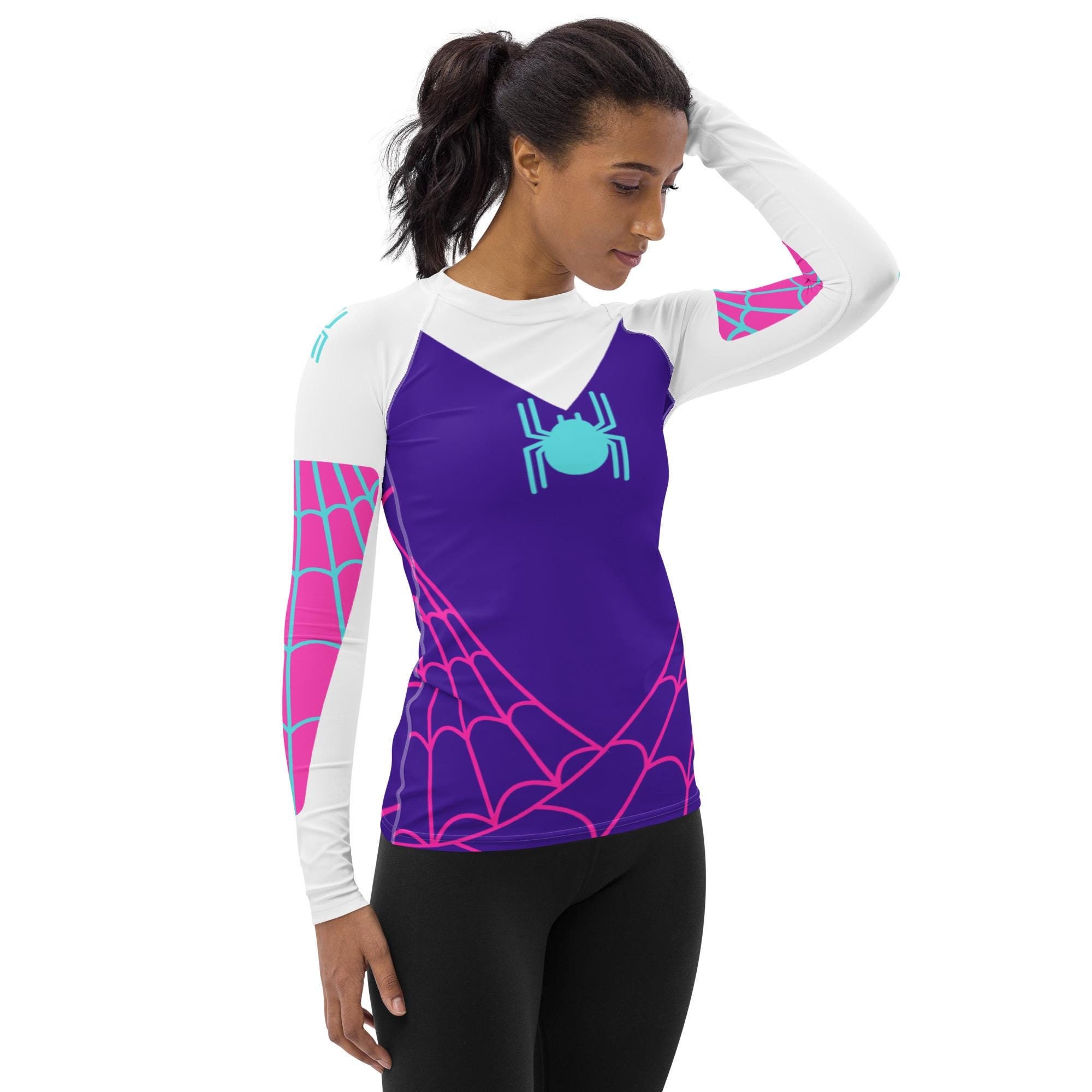 Spider Rash Guard SPIDER GWEN Women's Rash Guard Spidergwen Shirt for Adults, Ladies ...
