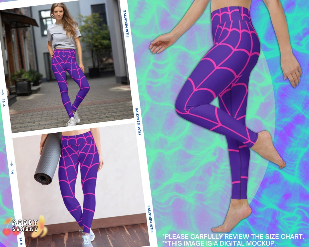 Along Came a Spider - High-quality Handcrafted Vibrant Leggings