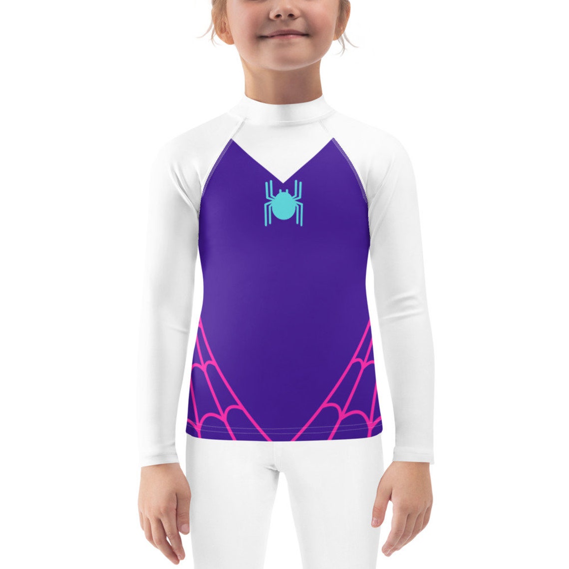 Spider Rash Guard SPIDER GWEN Kids Rash Guard Spidergwen Shirt for Girls Girls - Etsy