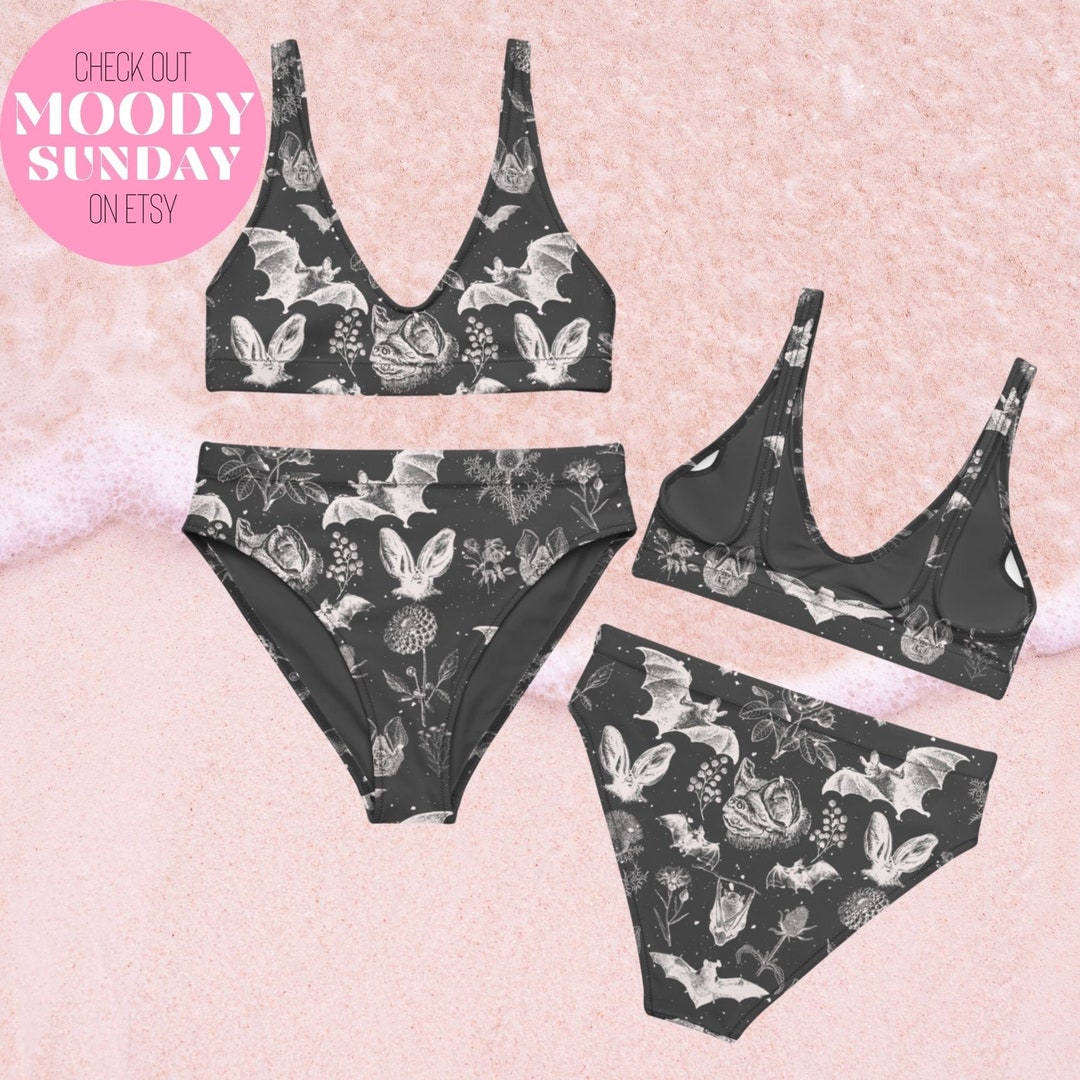 Pastel Bat Bikini Swimsuit
